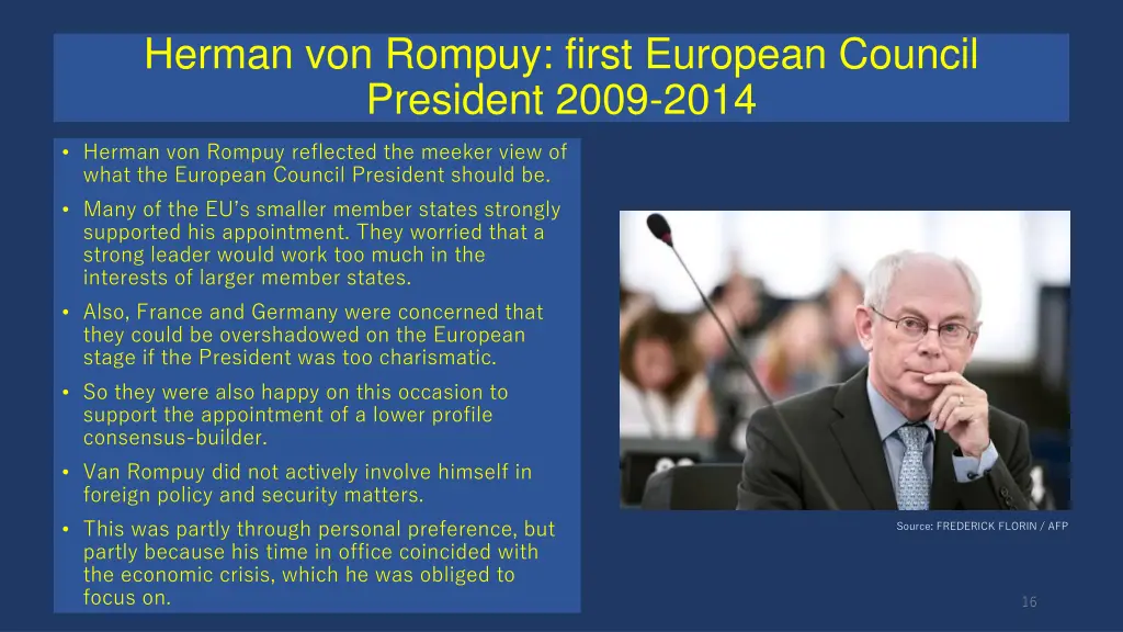 herman von rompuy first european council