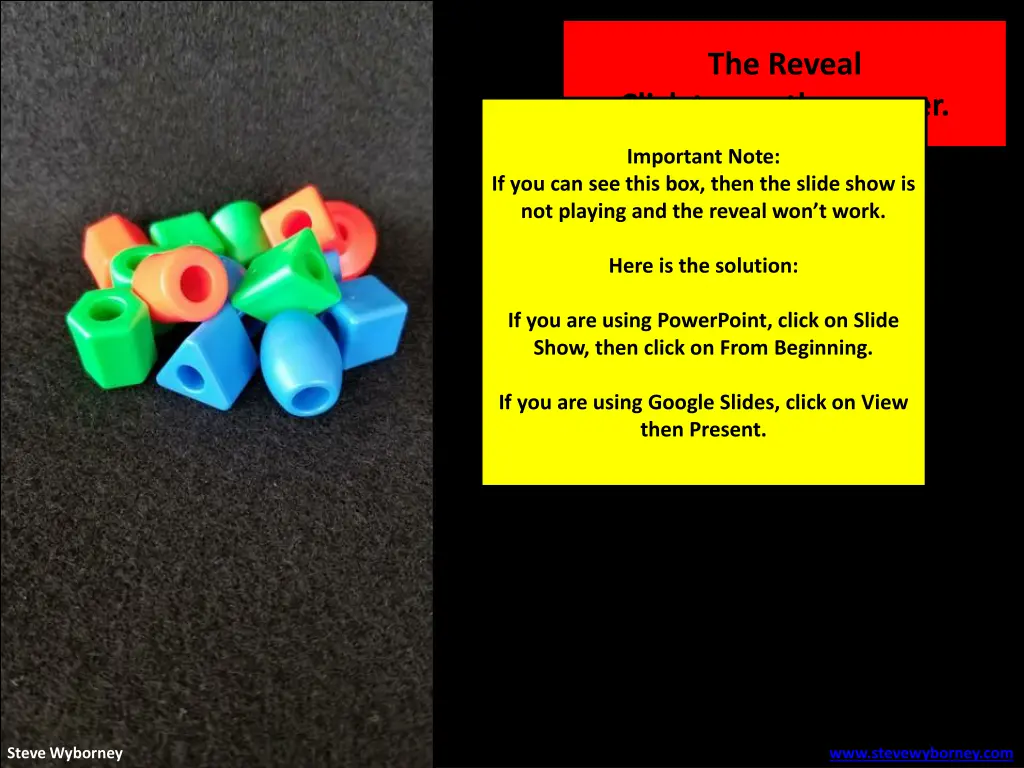 the reveal