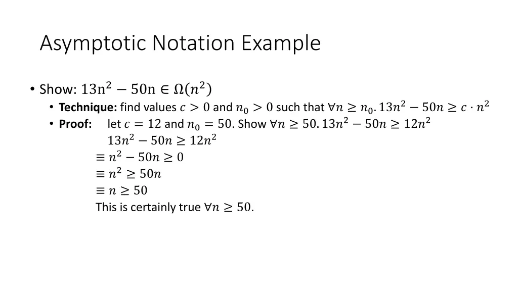 asymptotic notation example 3