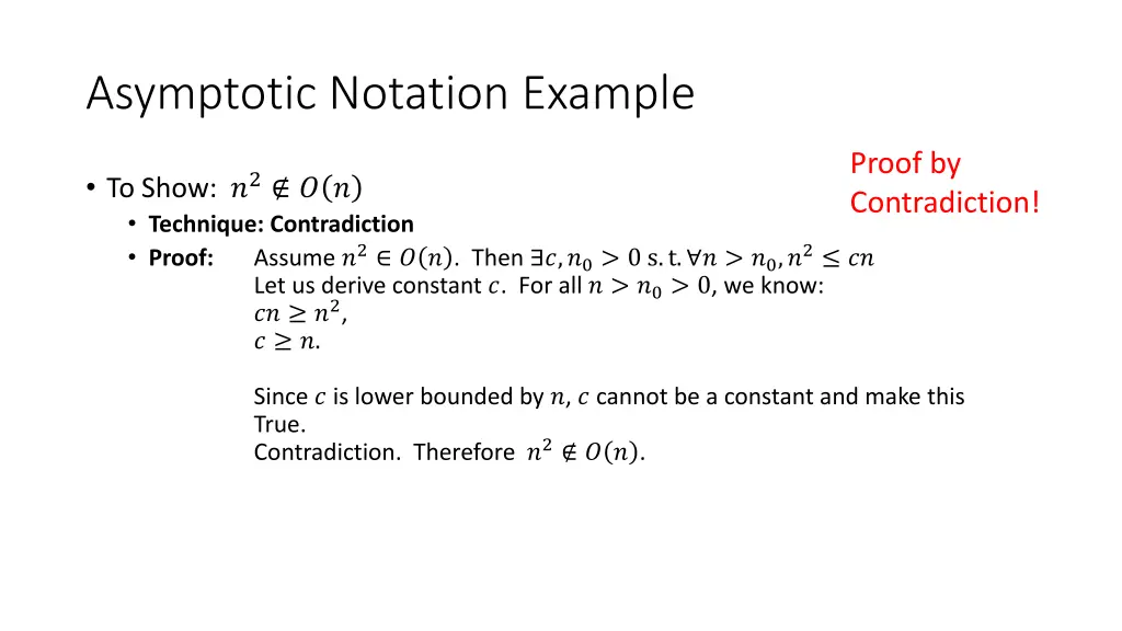 asymptotic notation example 5