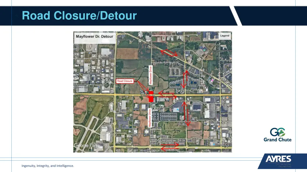 road closure detour