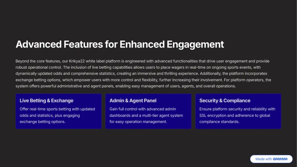 advanced features for enhanced engagement