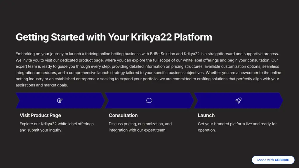 getting started with your krikya22 platform