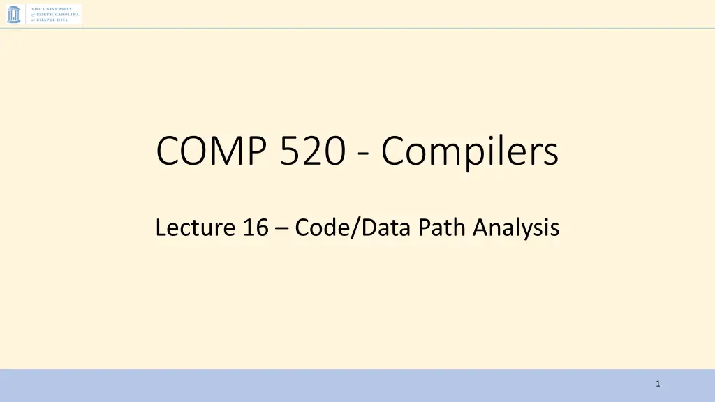 comp 520 compilers
