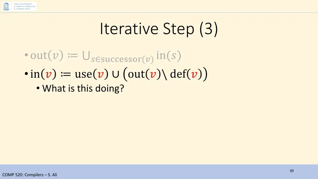 iterative step 3