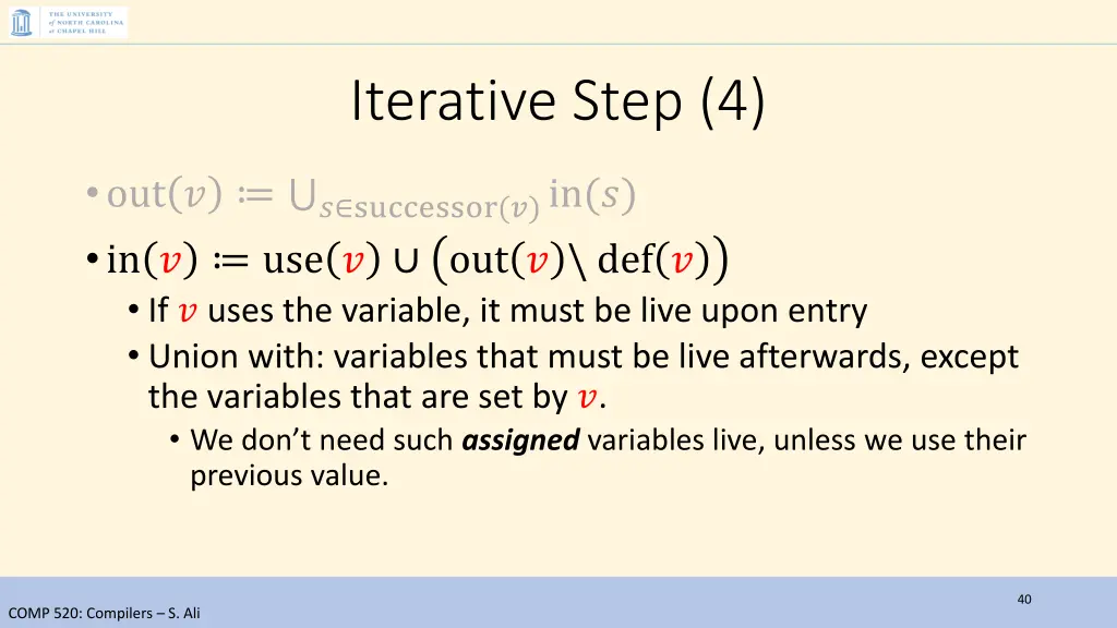 iterative step 4