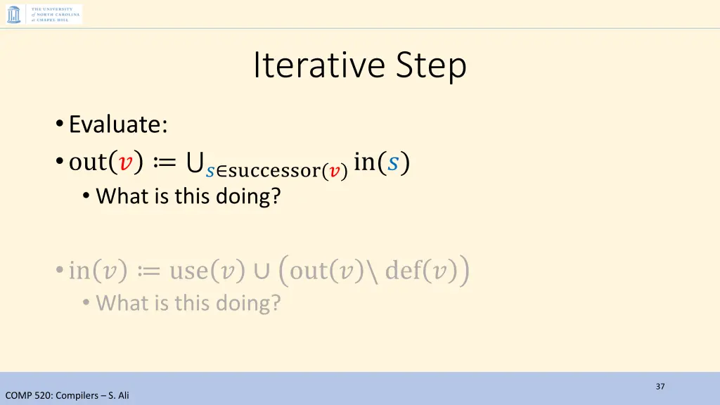 iterative step