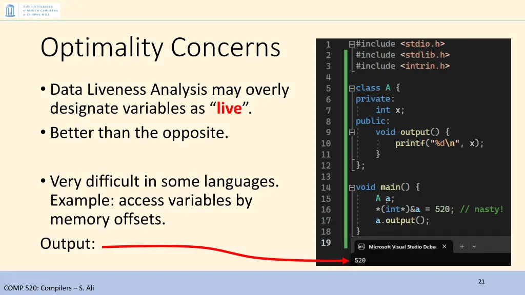 optimality concerns