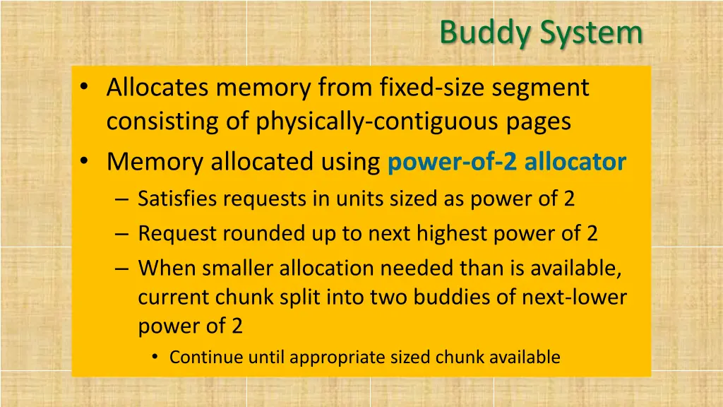 buddy system