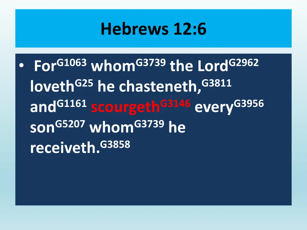 hebrews 12 6 2