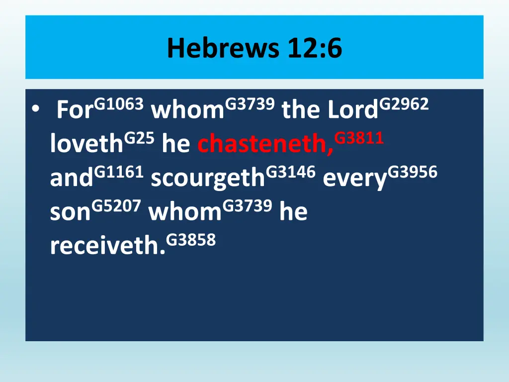 hebrews 12 6