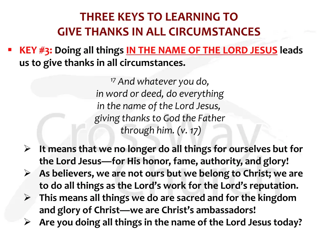 three keys to learning to give thanks 2
