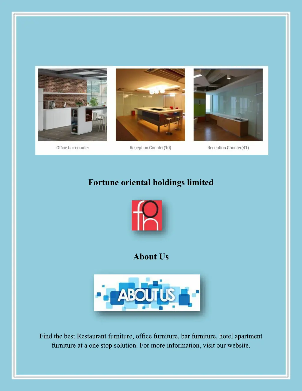 fortune oriental holdings limited