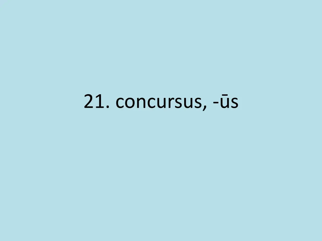 21 concursus s