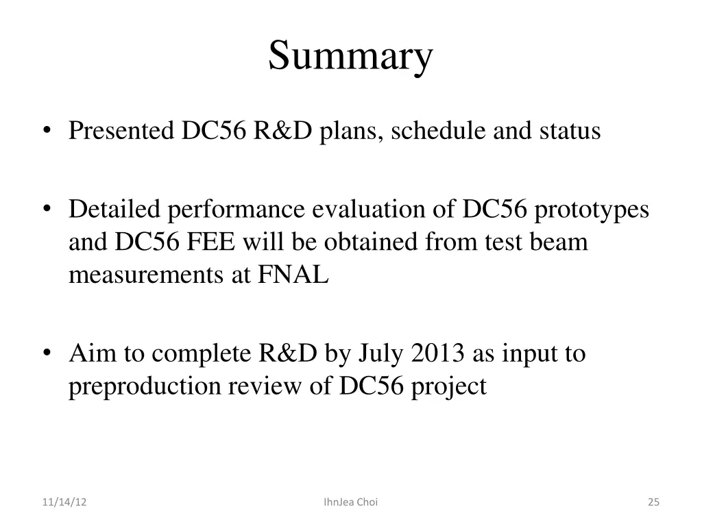 summary