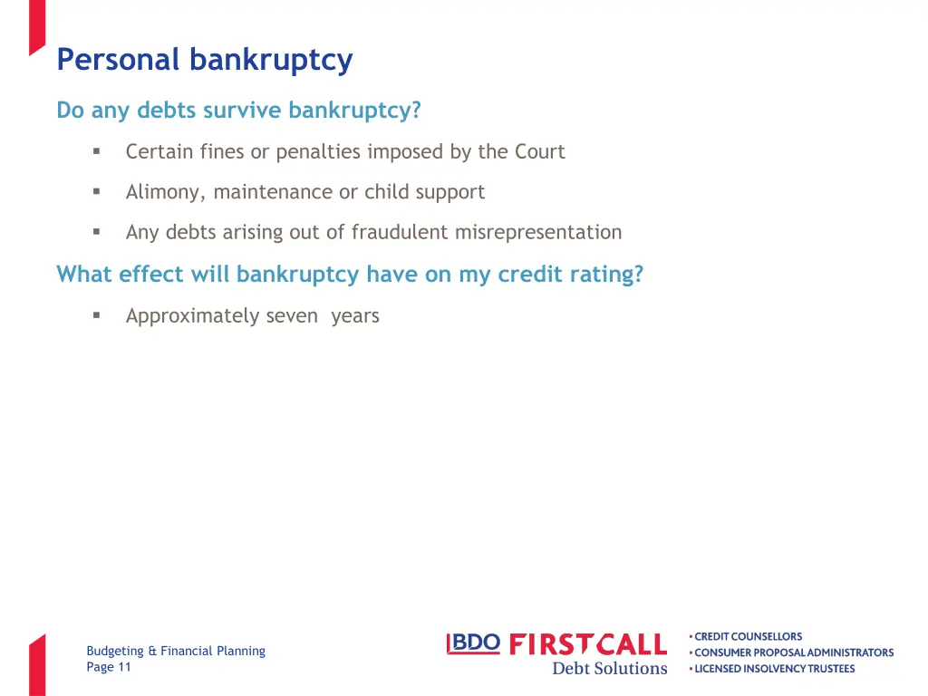 personal bankruptcy 5
