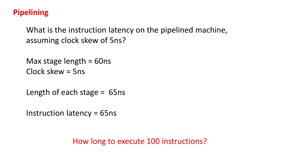 pipelining 1