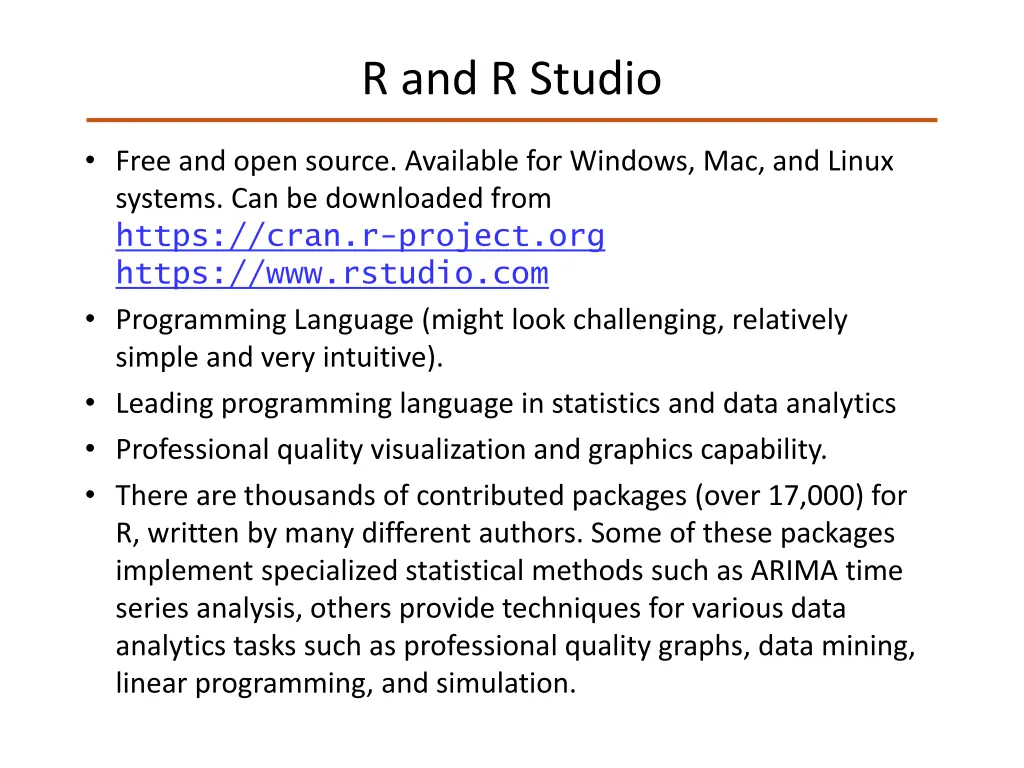 r and r studio