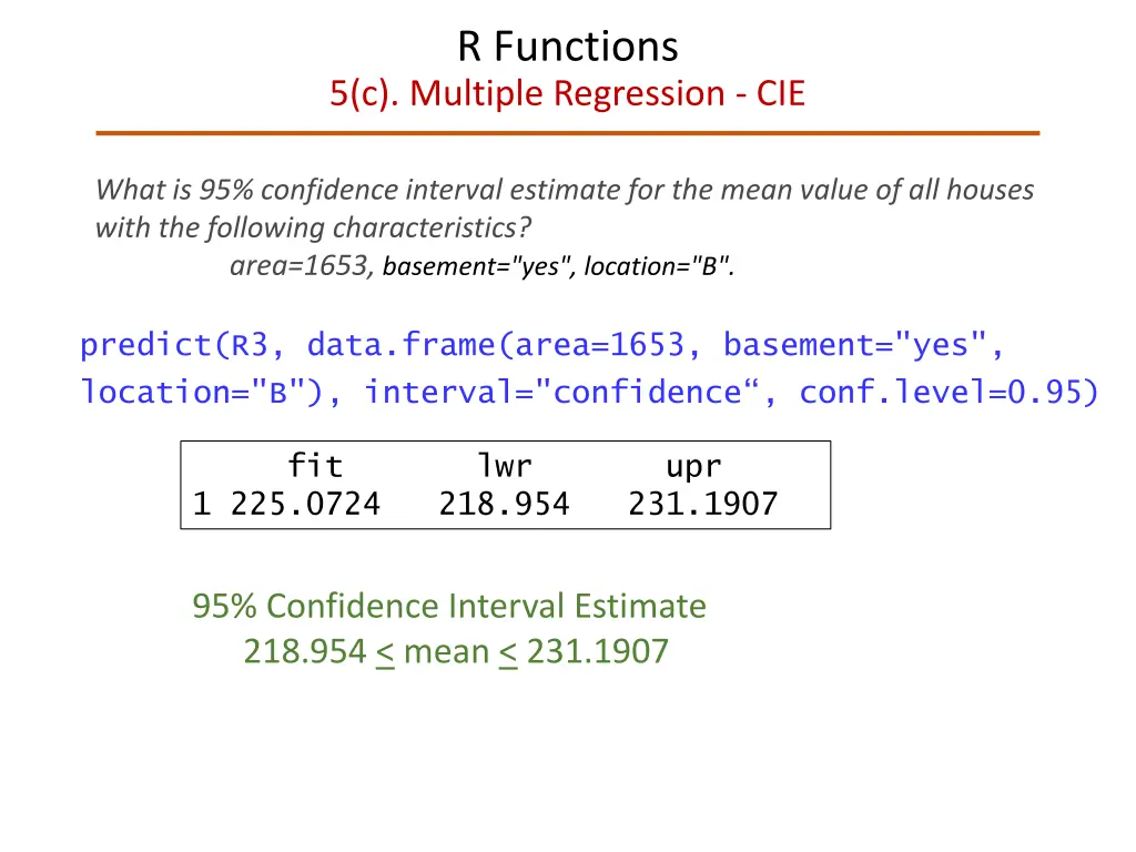 r functions 2