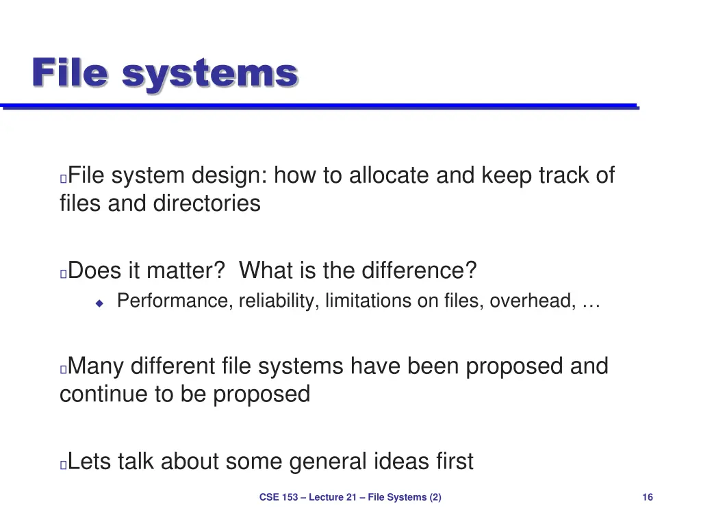 file systems 1