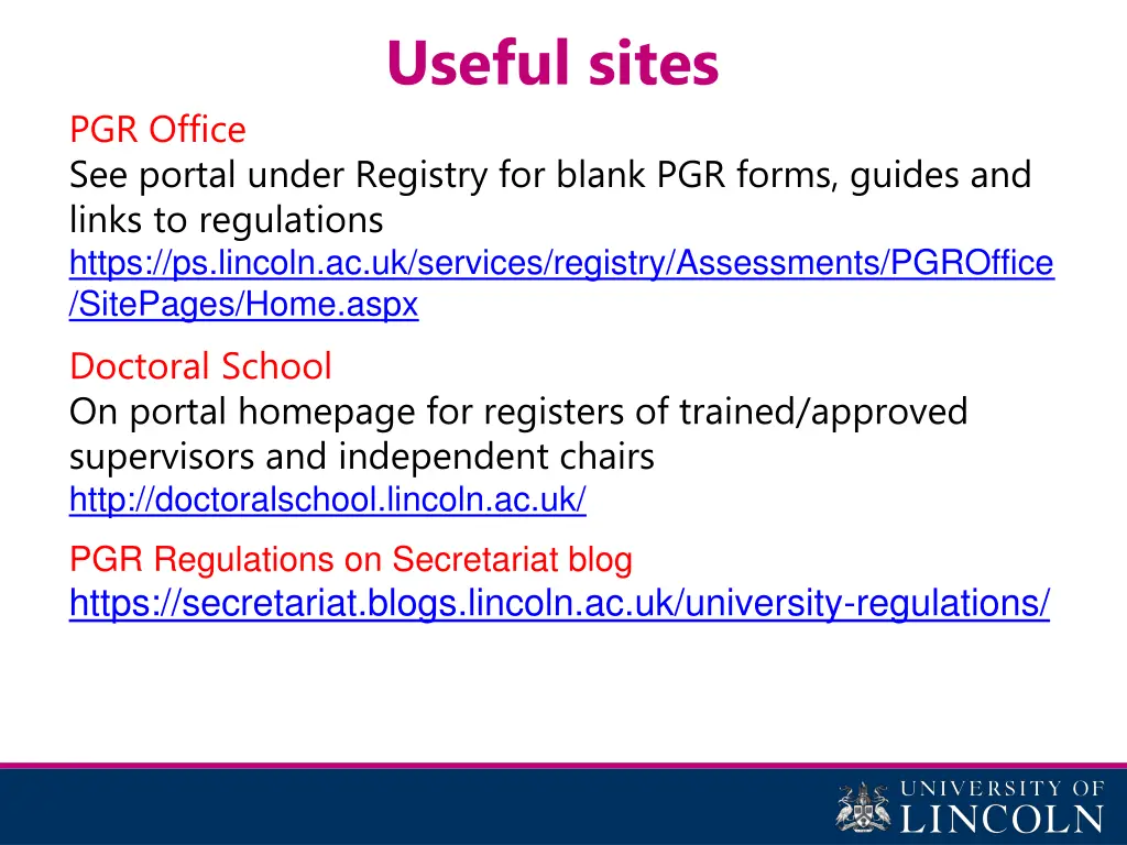 useful sites