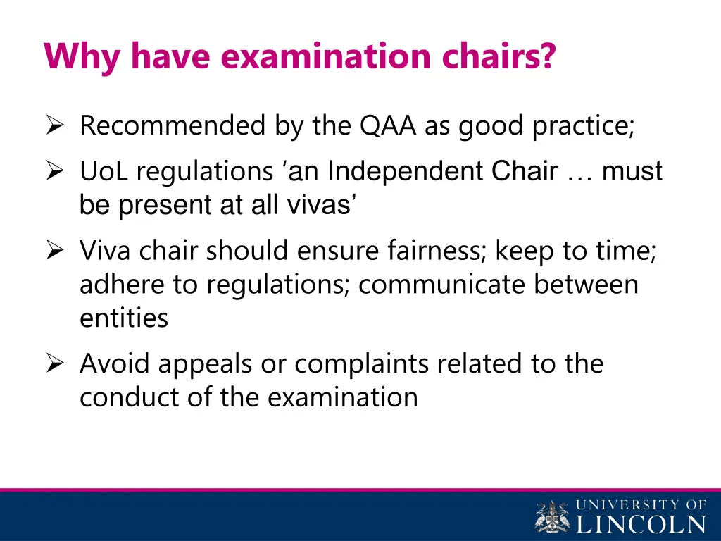 why have examination chairs