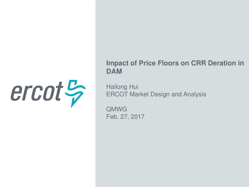 impact of price floors on crr deration in dam