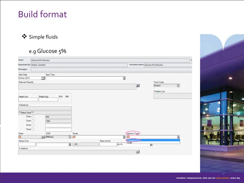 build format 1