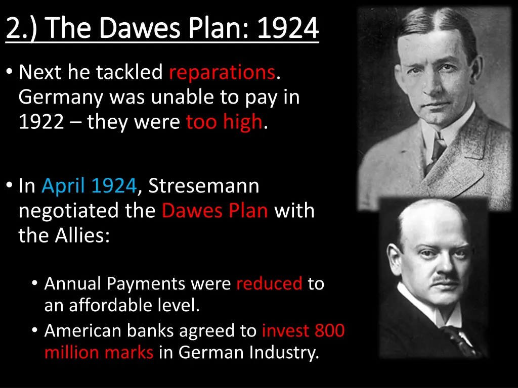 2 the dawes plan 1924 2 the dawes plan 1924