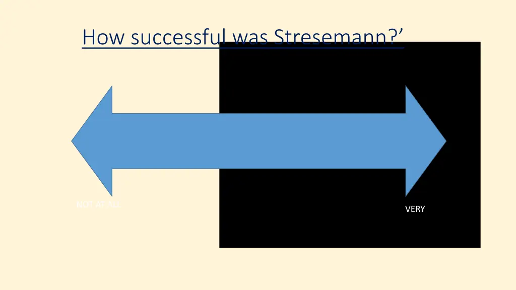 how successful was stresemann