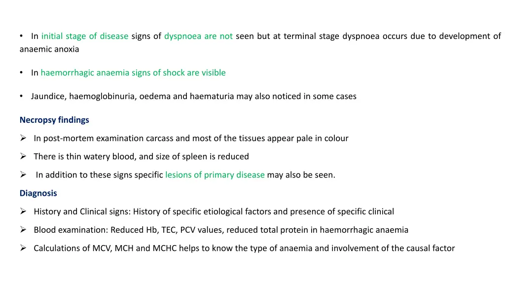 in initial stage of disease signs of dyspnoea