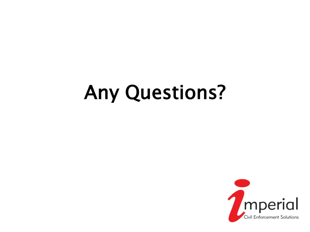 any questions