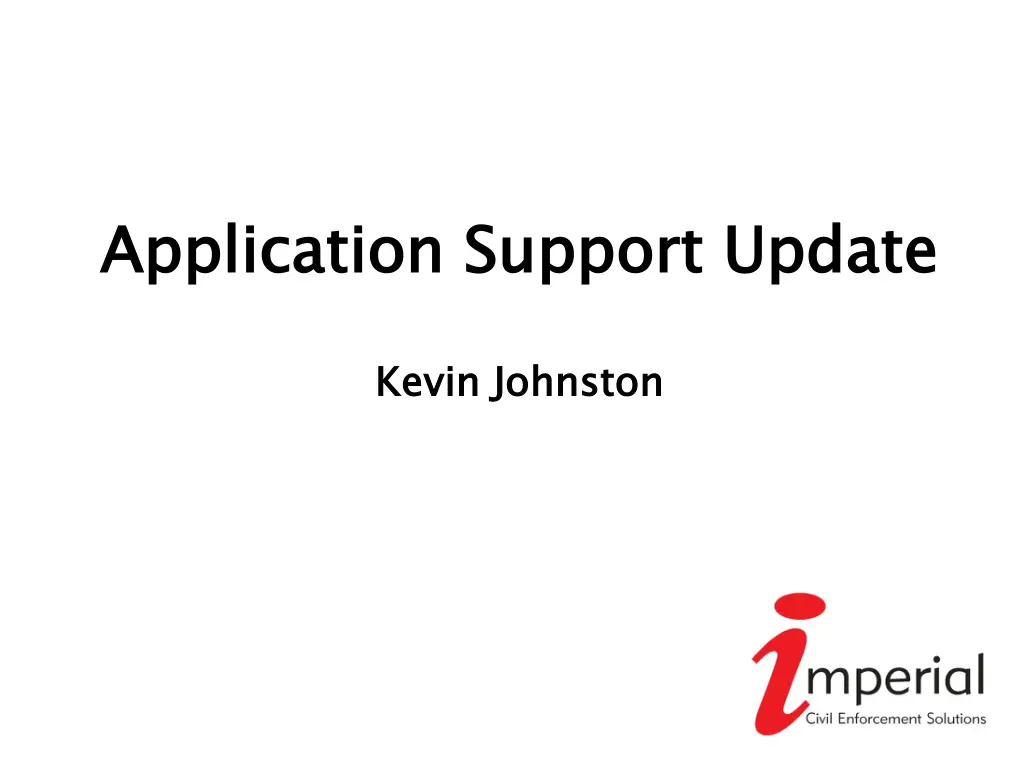 application support update