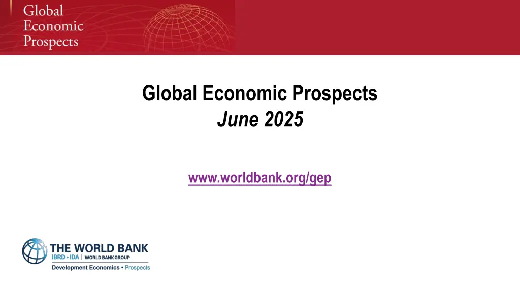 global economic prospects june 2025