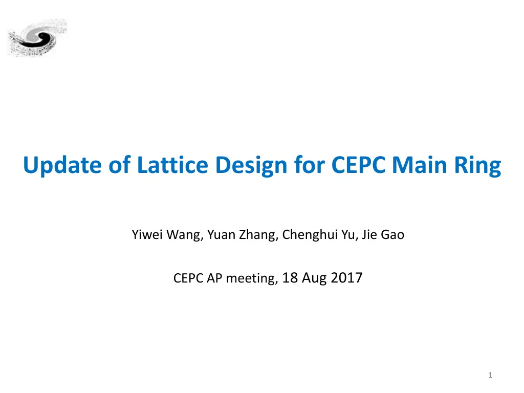 update of lattice design for cepc main ring