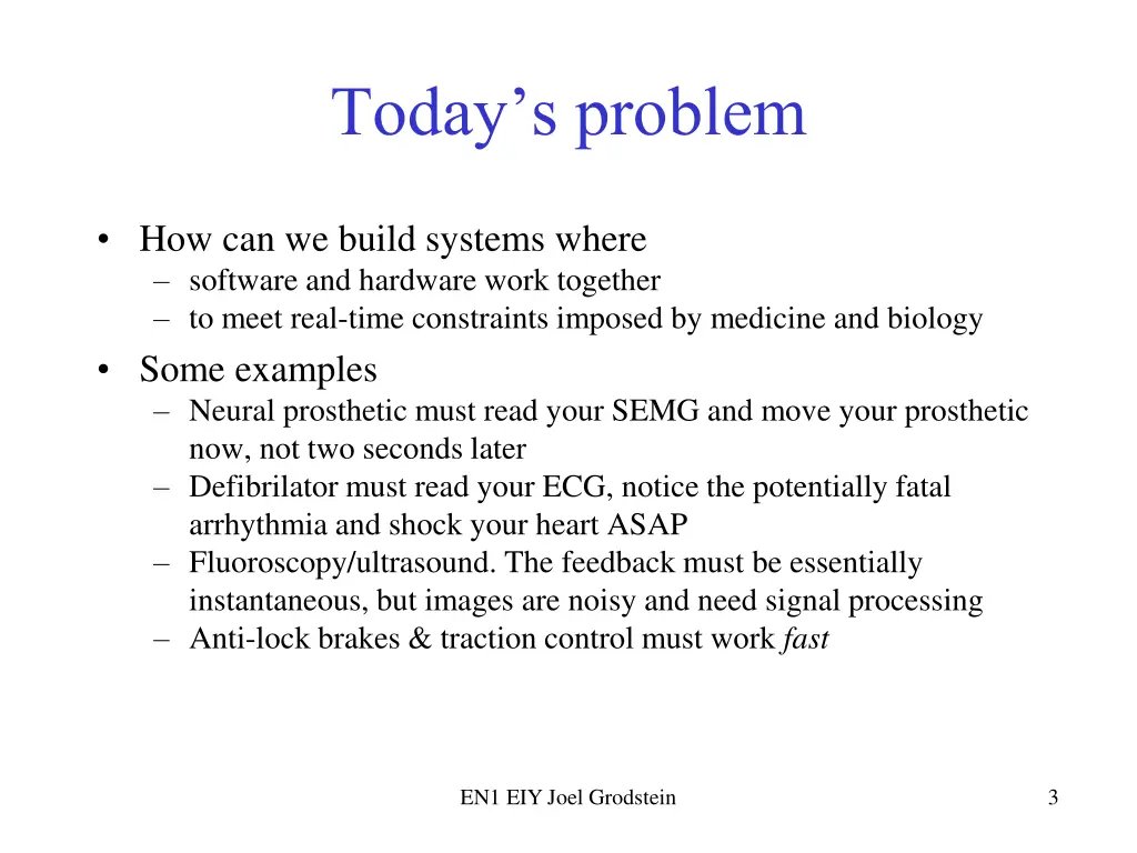 today s problem