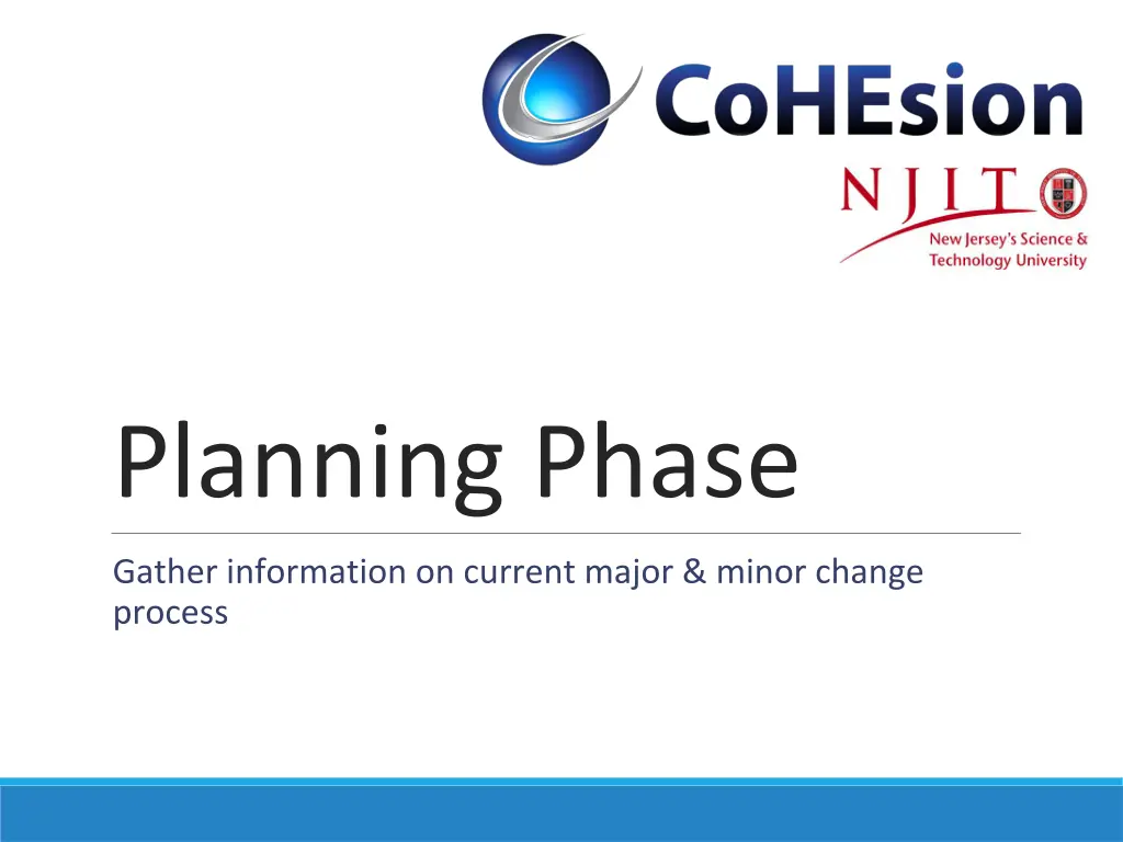 planning phase
