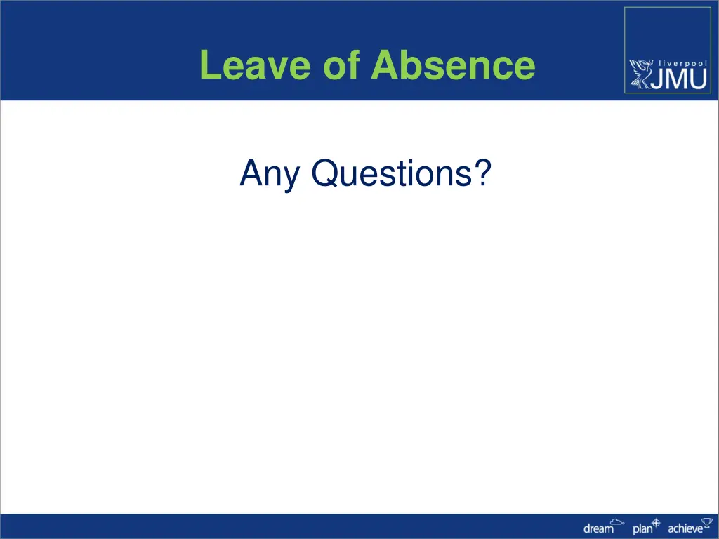 leave of absence