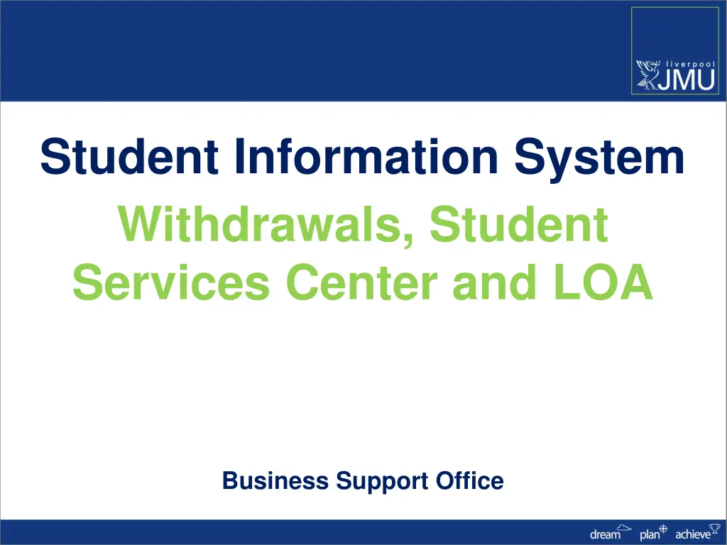 student information system withdrawals student