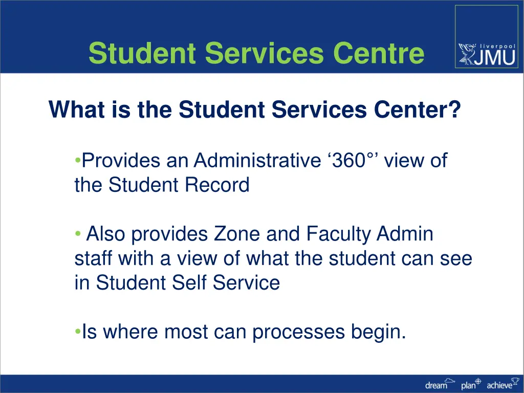 student services centre