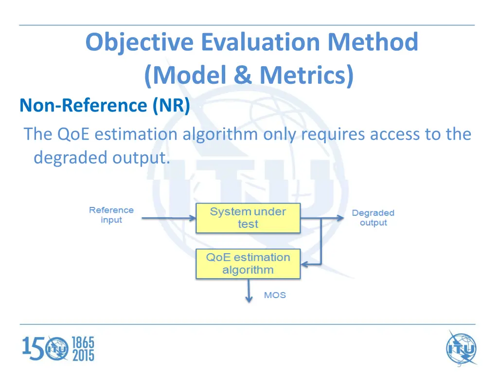 objective evaluation method model metrics