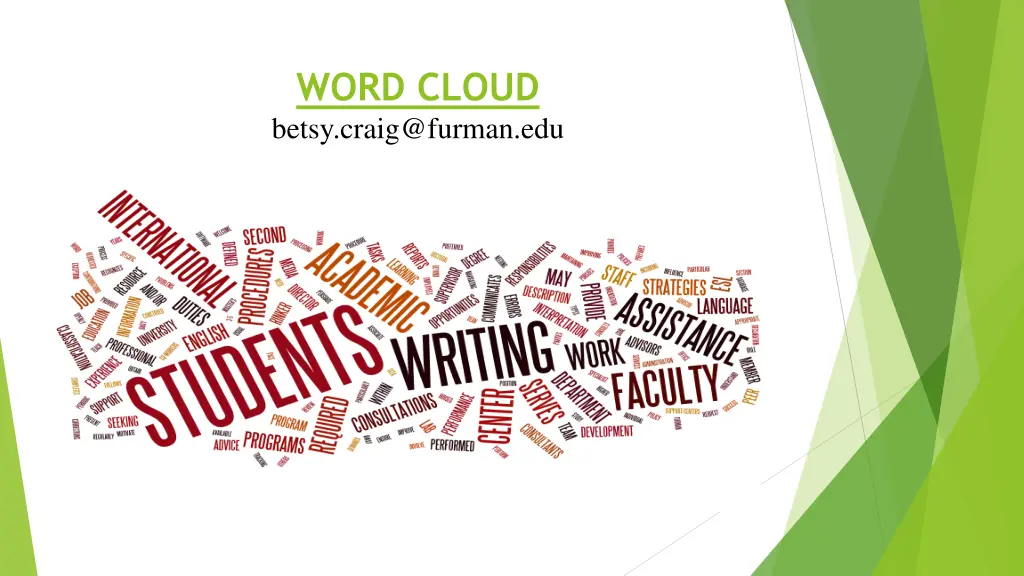word cloud betsy craig@furman edu