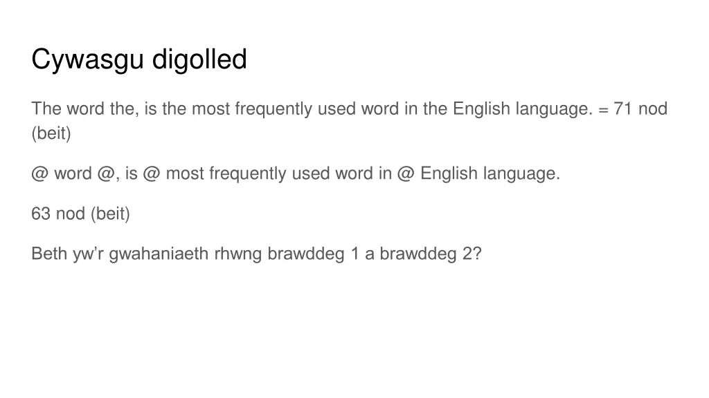 cywasgu digolled