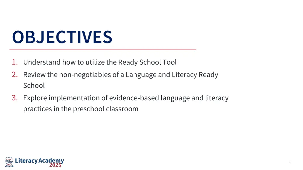 objectives