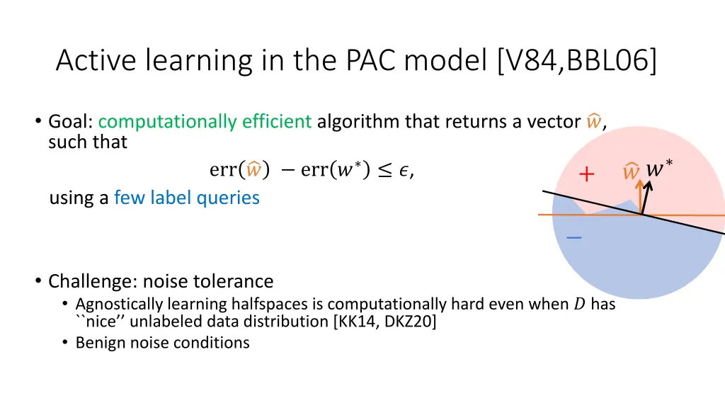 active learning in the pac model v84 bbl06 1