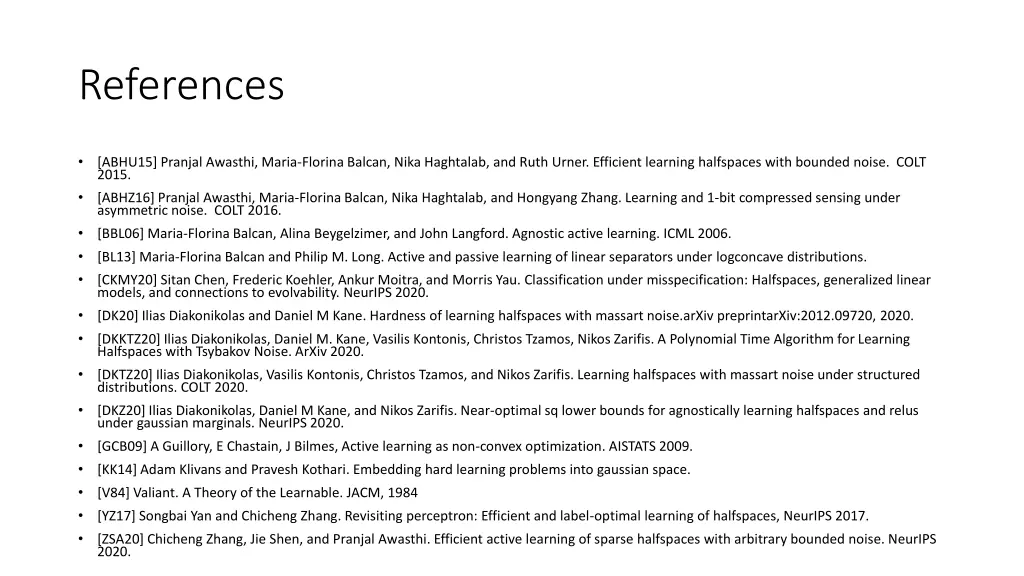 references