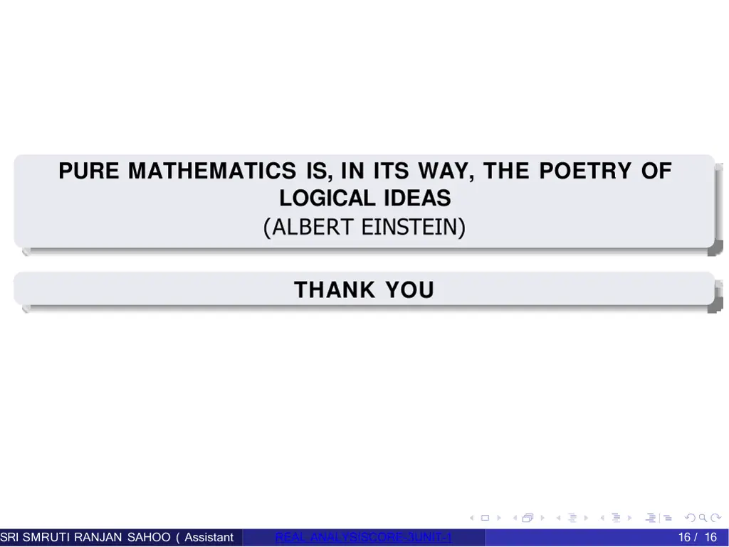 pure mathematics is in its way the poetry