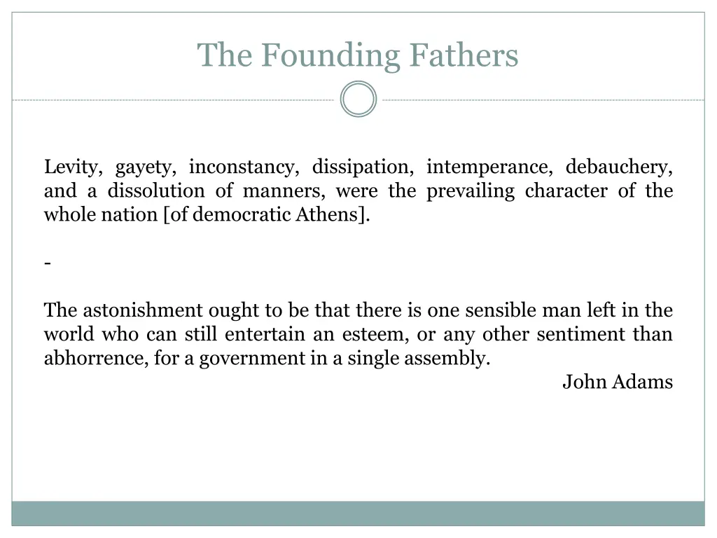 the founding fathers