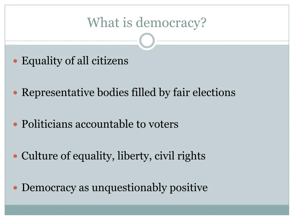 what is democracy