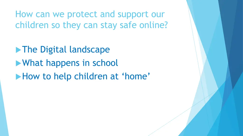how can we protect and support our children